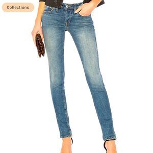 RE/DONE Originals Ultra Low Rise with Stretch in Medium Dusty 30